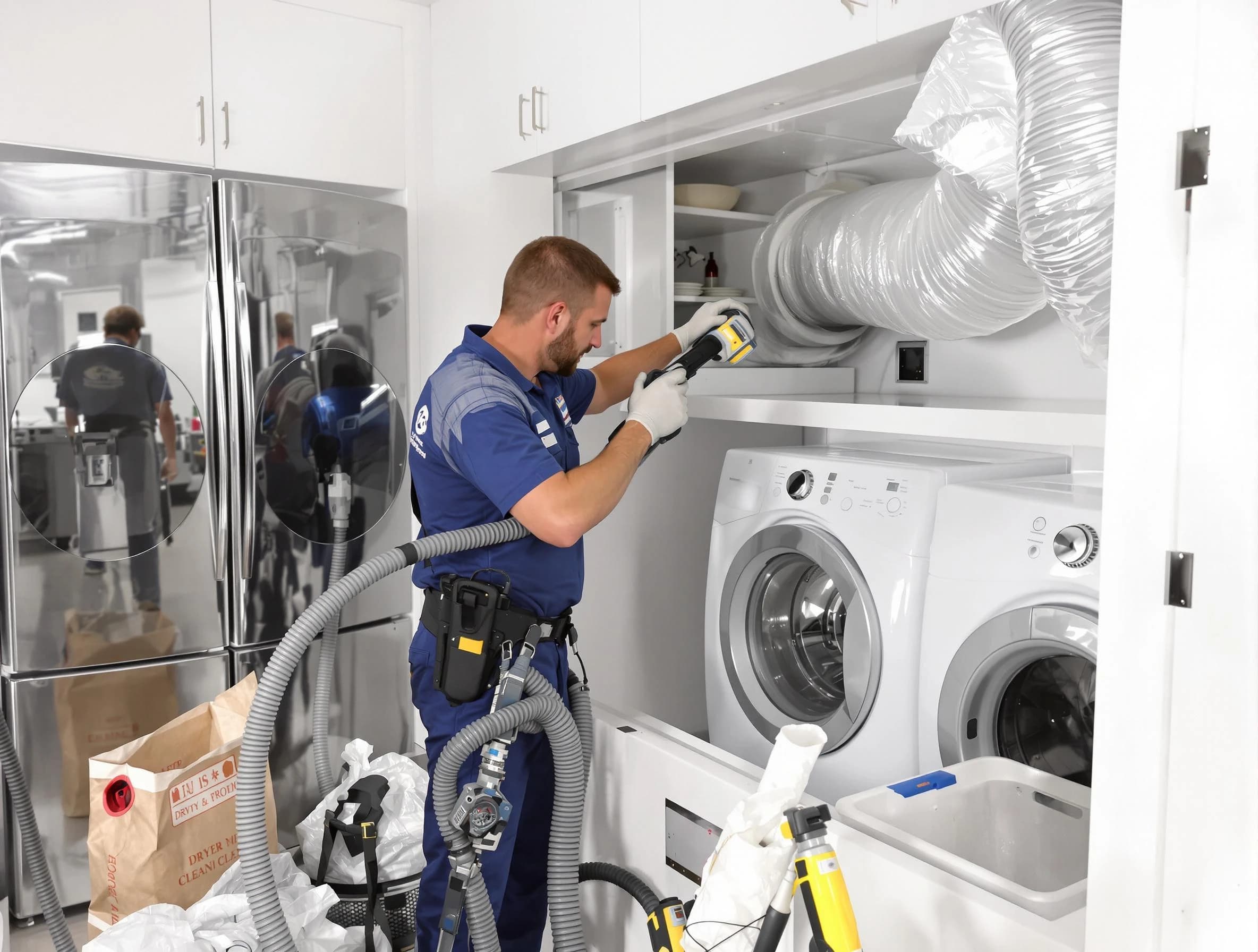 Professional duct cleaning by Brighton Dryer Vent Cleaning in Brighton