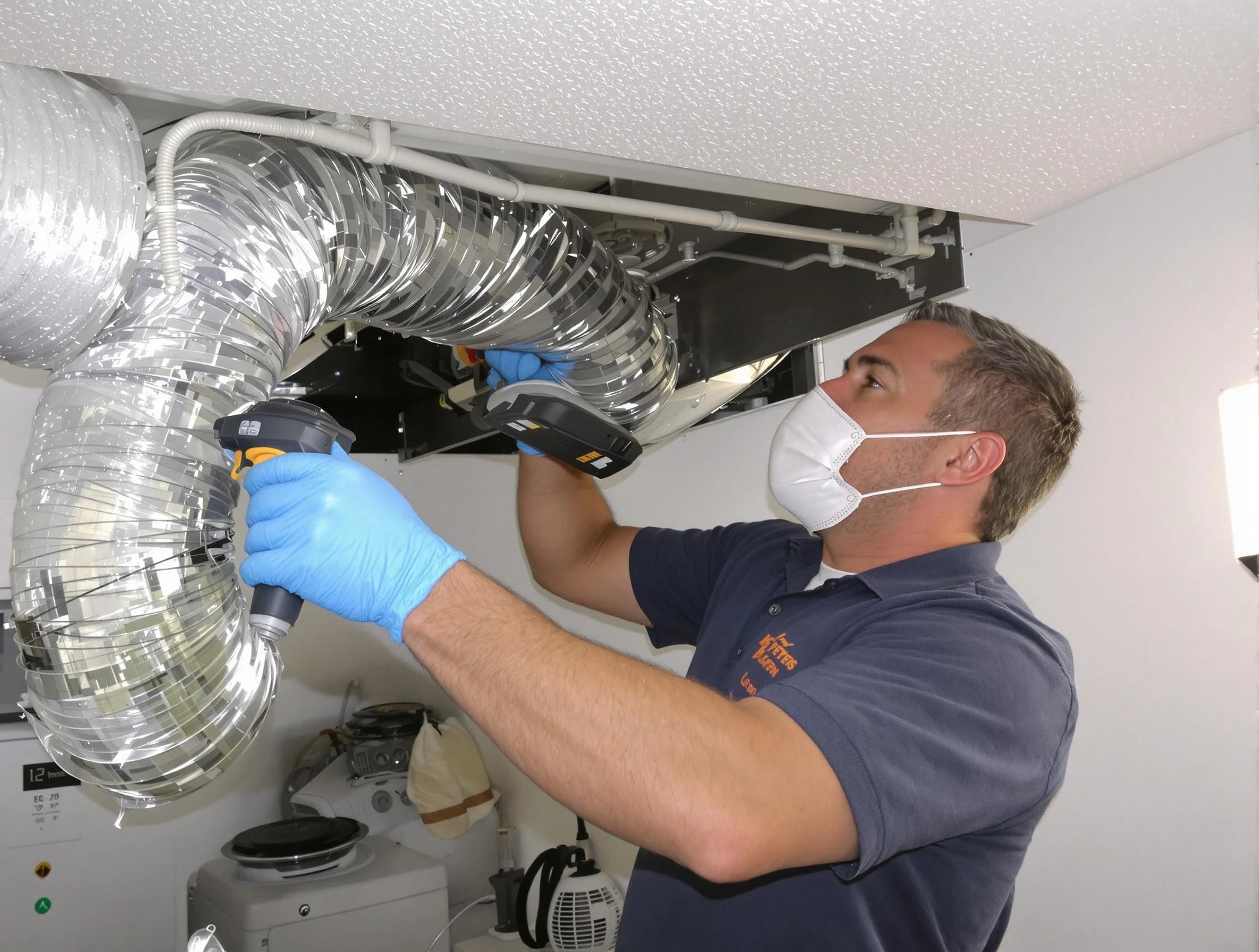 Brighton Dryer Vent Cleaning professional performing thorough residential dryer vent cleaning in Brighton